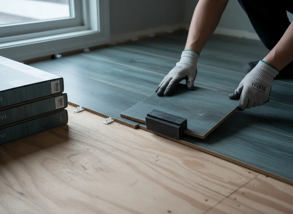 Luxury Vinyl Plank Installation company in Stockland, IL